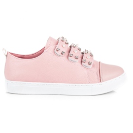Sneakers lukkes med velcro lyserød