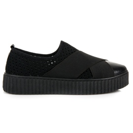 Seastar Gennembrudte creepersy sneakers sort