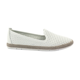 Filippo Lords ballerinaer espadriller F 081 hvid