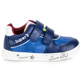American Club Sneakers med velcro blå