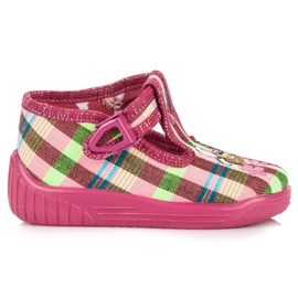 RAWEKS Checkered Tøfler lyserød