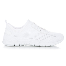 Muto Lette gennembrudte sneakers hvid
