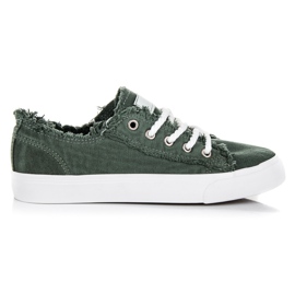 Mørkegrønne sneakers