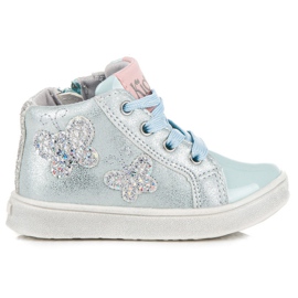 American Club Sneakers med sommerfugle blå