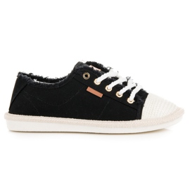 Seastar Espadriller med snøre sort