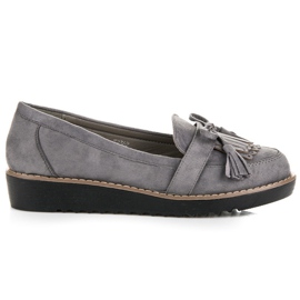 Seastar Loafers med frynser grå