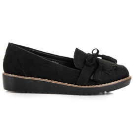 Seastar Loafers med frynser sort