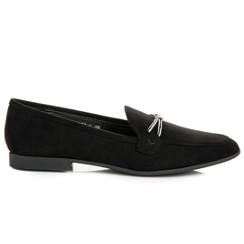 Vices Ruskind loafers skruestik sort