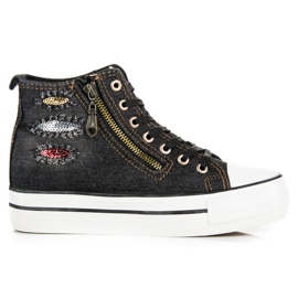 Mcarthur denim sneakers sort