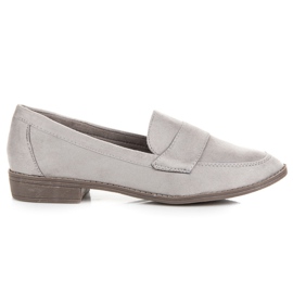 Comer Loafers i grå ruskind