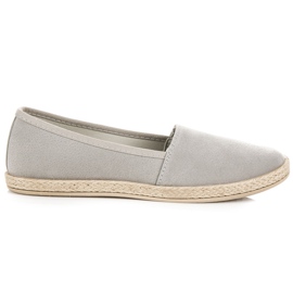 New Tlck Suede Slipons grå