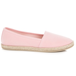 New Tlck Suede Slipons lyserød