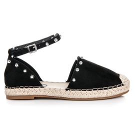 Seastar Flade espadrillesandaler sort