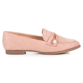 Seastar Loafers med perler lyserød