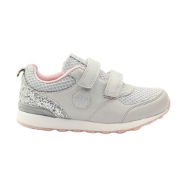 American Club Sport Velcro American 16211 sølv grå