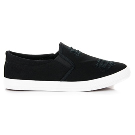 Seastar Sorte slip-on sneakers