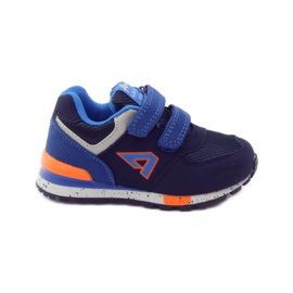 American Club Amerikanske 15110 sneakers marine blå orange