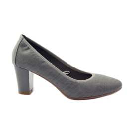 Sergio Leone Women's Pumps på 233 Gray Post grå