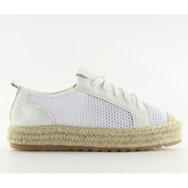 Hvide espadrilles sneakers BB06P Hvide
