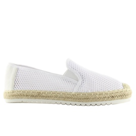 Slip-on espadriller hvid BB03P Hvid