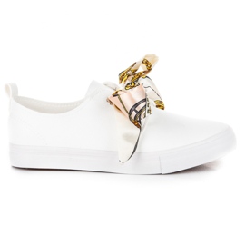 Seastar Stilfulde sneakers bundet med et bånd hvid