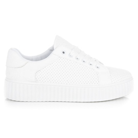 Seastar Suede sneakers på platformen hvid
