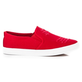 Seastar Røde Slip On Sneakers