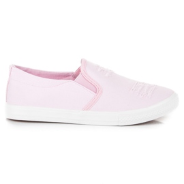 Seastar Pink Slip On Sneakers lyserød