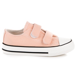 Børns velcro sneakers lyserød