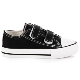 Børns velcro sneakers sort