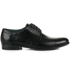 Elegant Black Low shoes LUCCA sort