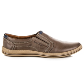 Slip-on sko fra lucca læder brun