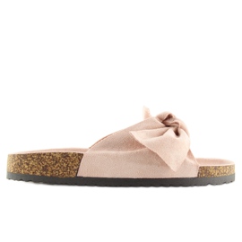Pink kork hjemmesko LS-90 pink lyserød