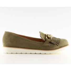 Grøn Dame loafers G237 Grøn