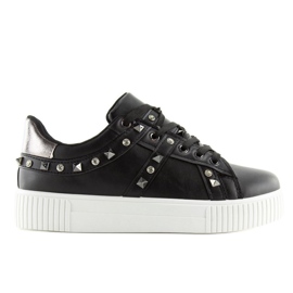 Sorte BM1955 Sorte sneakers med nitter
