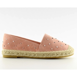 Espadriller med pink 5481 pink nitter lyserød