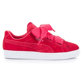 Puma ruskind hjerte valentine jr lyserød