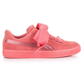 Puma Suede Heart Snk Jr lyserød