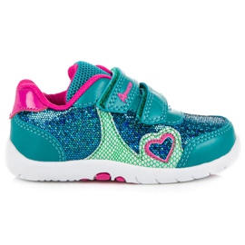American Club Pigens amerikanske sneakers grøn