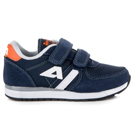 American Club Suede Læder Sneakers American blå