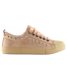 Sneakers med nitter Pink Bm1905 Pink lyserød