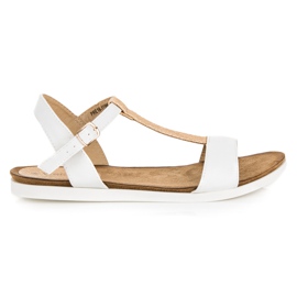 Flade vinceza sandaler hvid