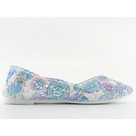 Blonde ballerinaer JX60P lilla hvid