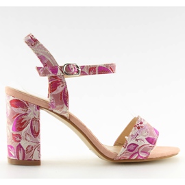 Orientalske pink sandaler LT92 pink lyserød