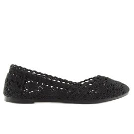 Sorte blonder ballerinaer JX59P sorte