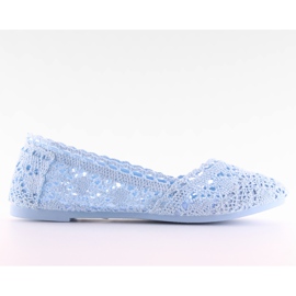 Blå JX59P L.BLUE blonderballerinas