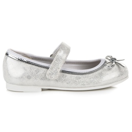 American Club Ballerina med velcro american grå