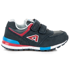 American Club Amerikanske velcro sneakers blå