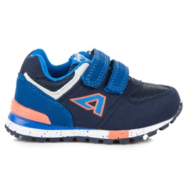American Club Amerikanske velcro sneakers blå