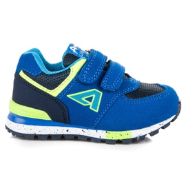 American Club Amerikanske velcro sneakers blå